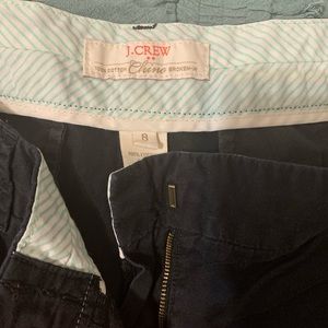 J crew chino black shorts